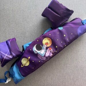 Purple and Blue Kids Headband with Ears